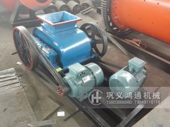 双齿辊和滚筒筛发往江苏盐城
