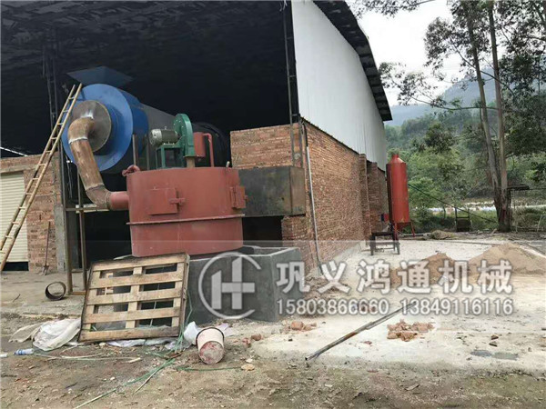 湖南怀化石英砂烘干机安装调试生产现场