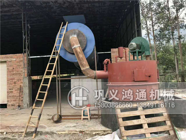 湖南怀化石英砂烘干机安装调试生产现场