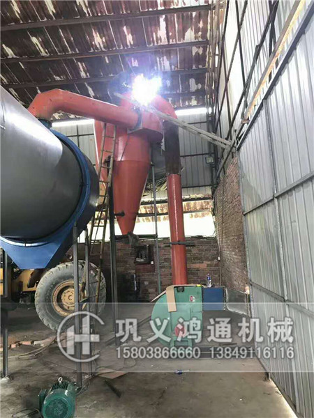 湖南怀化石英砂烘干机安装调试生产现场